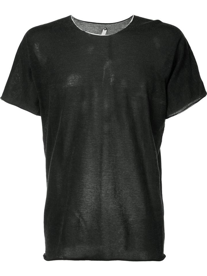 Label Under Construction Lightweight T-shirt, Men's, Size: Xl, Black, Cotton