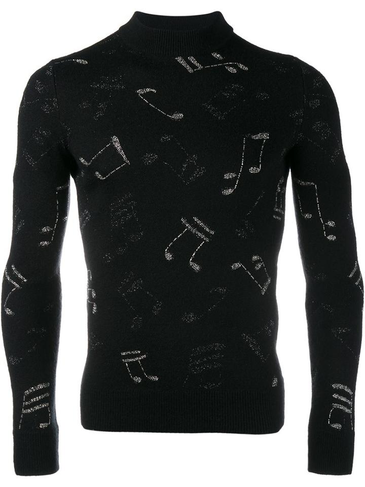 Saint Laurent Music Note Jumper