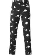 Kit Neale Rat Print Jeans, Men's, Size: 30, Black, Cotton