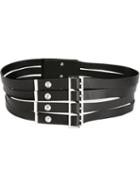 Versus Silver-tone Multiple Straps Belt