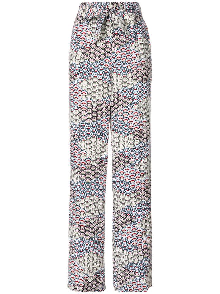 Equipment - Printed Palazzo Pants - Women - Silk - S, Silk