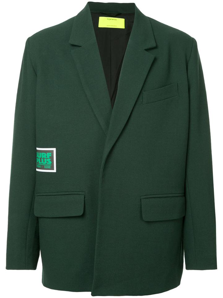 Ex Infinitas Surf Plus Oversize Blazer - Green