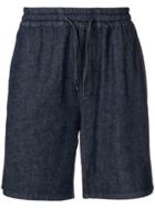 Maison Kitsuné Plain Denim Shorts - Blue