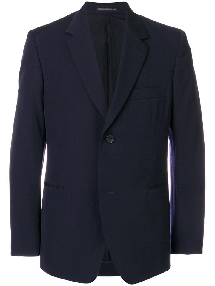 Yohji Yamamoto Oversized Suit Jacket - Blue