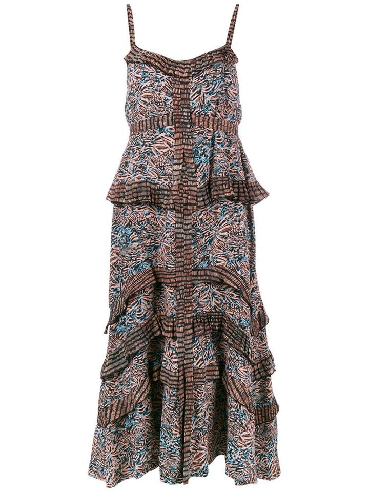 Proenza Schouler Printed Silk Dress