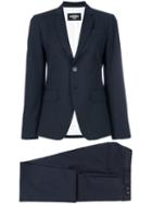 Dsquared2 - Two Piece Suit - Women - Polyester/spandex/elastane/wool - 40, Blue, Polyester/spandex/elastane/wool