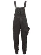 Greg Lauren Cargo Dungarees, Women's, Size: 3, Black, Cotton/rayon