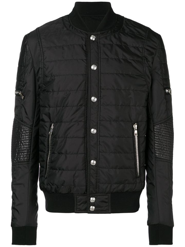 Balmain Slim-fit Bomber Jacket - Black
