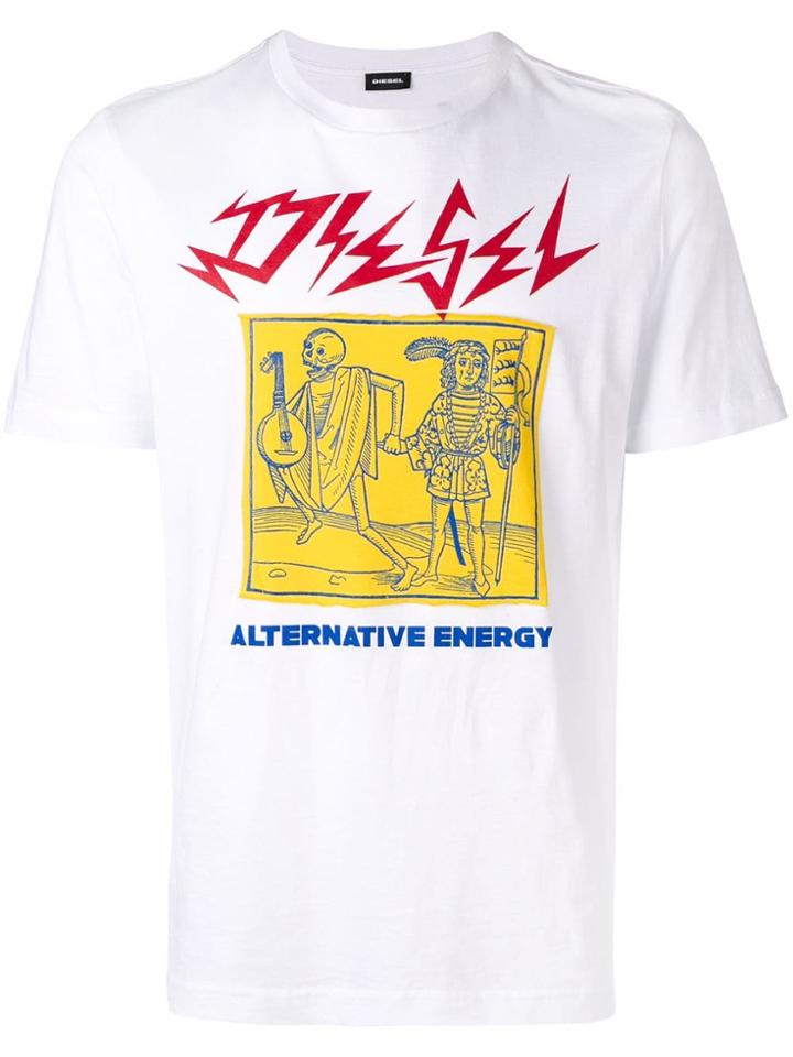 Diesel Alternative Energy T-shirt - White