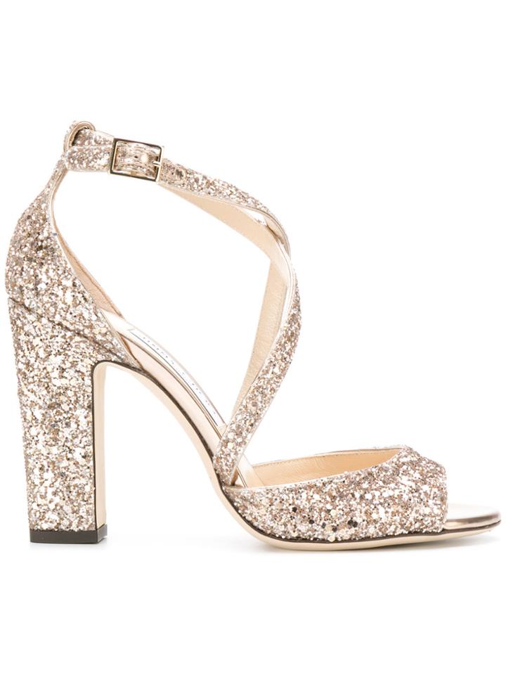 Jimmy Choo Carrie Sandals - Pink & Purple