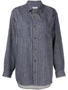 Isabel Marant Étoile Long Sleeve Striped Shirt - Blue