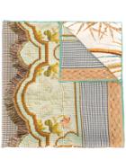 Pierre-louis Mascia Printed Silk Neck Scarf - Neutrals