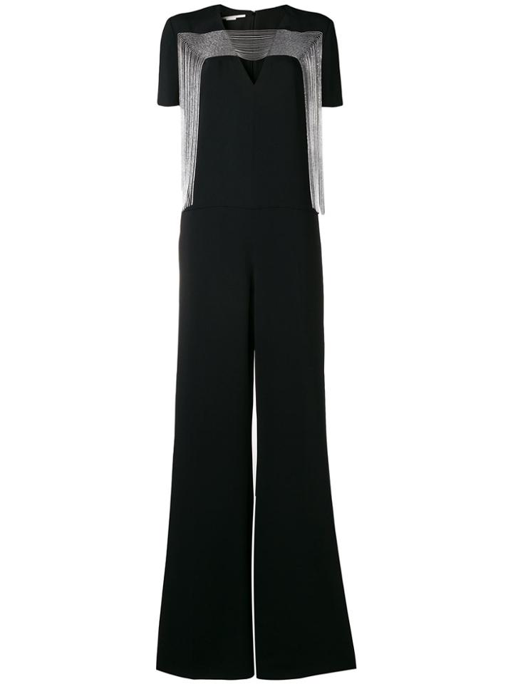 Stella Mccartney Chain Fringed Jumpsuit - Black