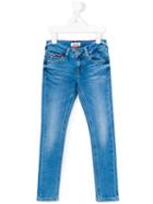 Tommy Hilfiger Junior - Skinny Jeans - Kids - Cotton/spandex/elastane - 4 Yrs, Blue