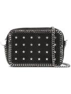 Stella Mccartney Embellished Crossbody Bag, Women's, Black, Polyester/metal (other)