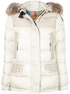 Parajumpers Furry Trim Puffer Jacket - Nude & Neutrals