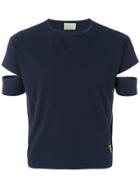 Aries Cut-out T-shirt - Blue
