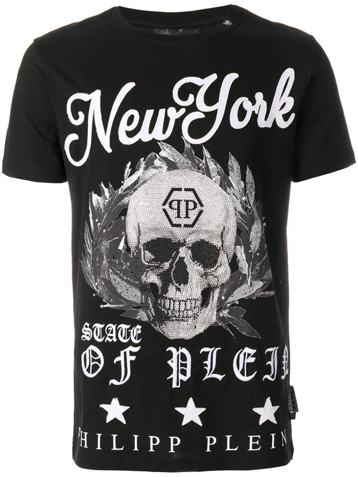Philipp Plein New York Skull T-shirt - Black