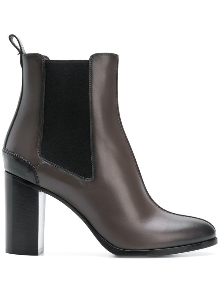 Santoni High Heel Boots - Grey