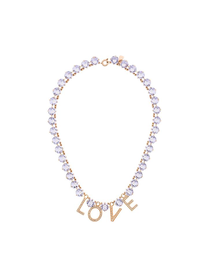 Ca & Lou Made To Measure Love Necklace - Pink & Purple