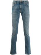 Nudie Jeans Co Steel Indigo Cross Jeans - Blue