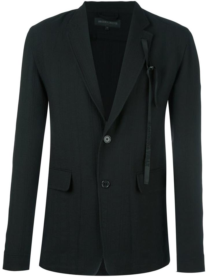 Ann Demeulemeester Grise Zipper Detail Blazer