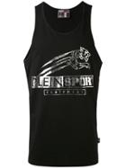 Plein Sport Logo Print Vest - Black