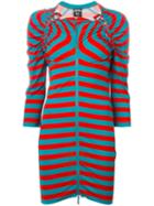 Jean Paul Gaultier Vintage Striped Dress, Women's, Size: Large, Blue