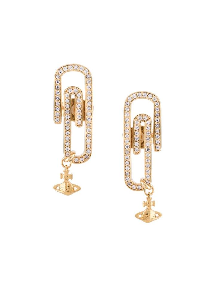 Vivienne Westwood 'doreen' Small Earrings, Women's, Metallic
