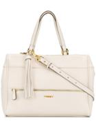 Twin-set Top Zipped Tote - White