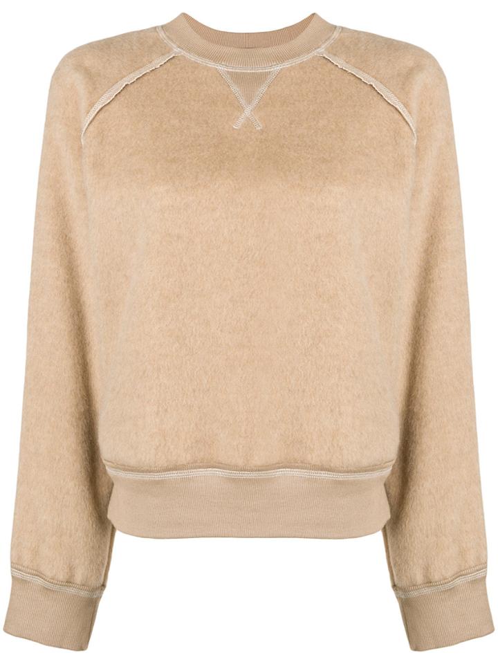 Erika Cavallini Raglan Sweatshirt - Nude & Neutrals