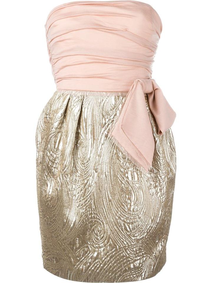 Emilio Pucci Vintage Strapless Bow Dress