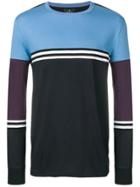 Ps By Paul Smith Panelled Sweater - Blue