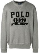 Polo Ralph Lauren Textured Logo Sweatshirt - Grey