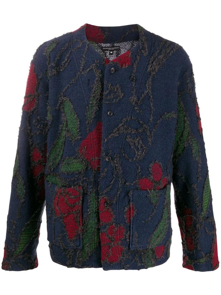 Engineered Garments Knit Appliqué Blazer - Blue