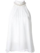 Manning Cartell Unpinned Blouse, Women's, Size: 10, White, Silk