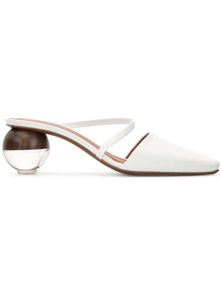 Neous Loda Closed-toe Mules - White