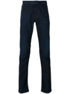 Armani Jeans - Folded Hem Slim-fit Jeans - Men - Cotton/spandex/elastane - 38, Blue, Cotton/spandex/elastane