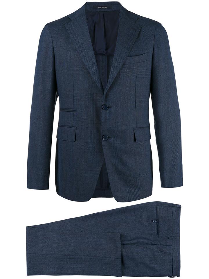 Tagliatore - Slim Cut Suit - Men - Cupro/wool - 48, Blue, Cupro/wool