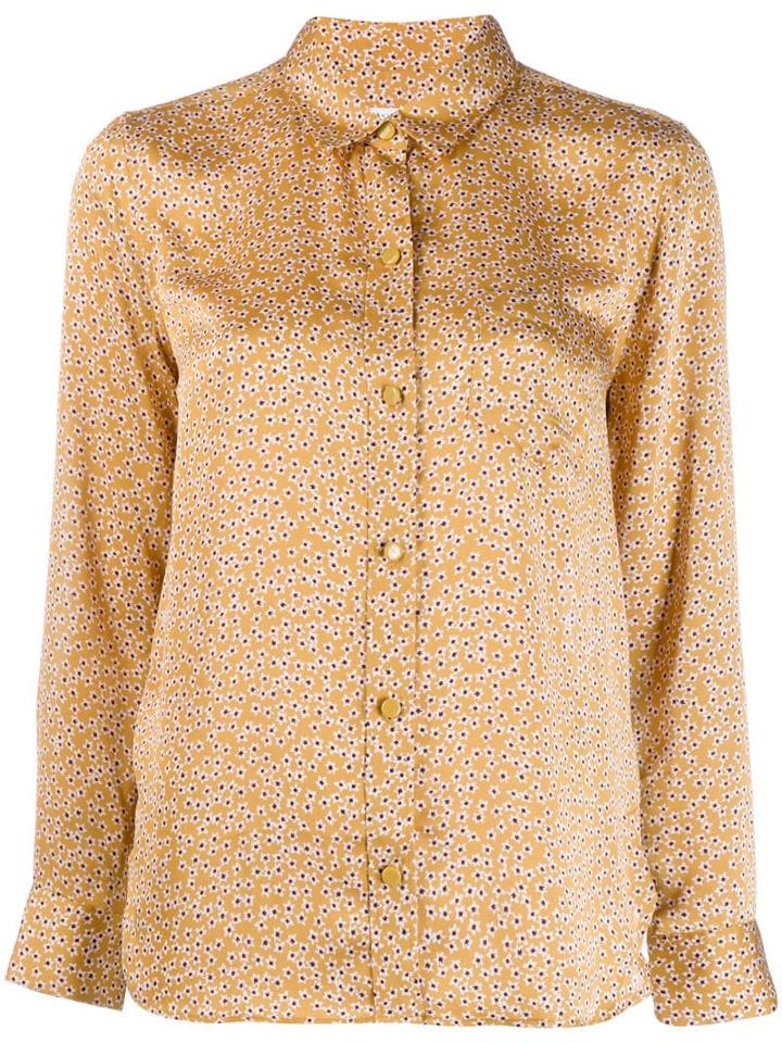 Equipment Pleema Blouse - Yellow