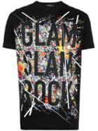 Dsquared2 Glam Slam Rock T-shirt, Men's, Size: Large, Black, Cotton