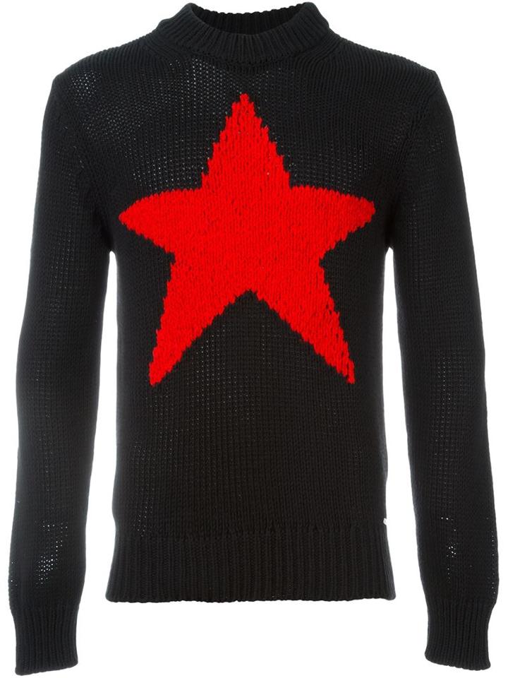 Diesel K-chamele Sweater, Men's, Size: Xl, Black, Cotton/acrylic