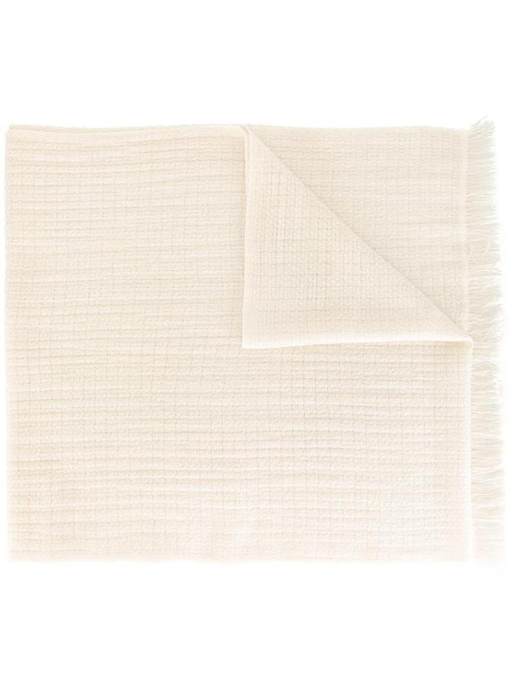 Isabel Marant Étoile Fringed Scarf, Women's, Nude/neutrals, Wool/cashmere