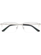 Cartier Rectangle Frame Glasses - Silver