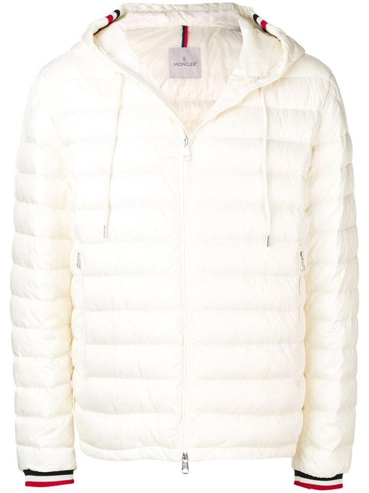 Moncler Hooded Down Jacket - White