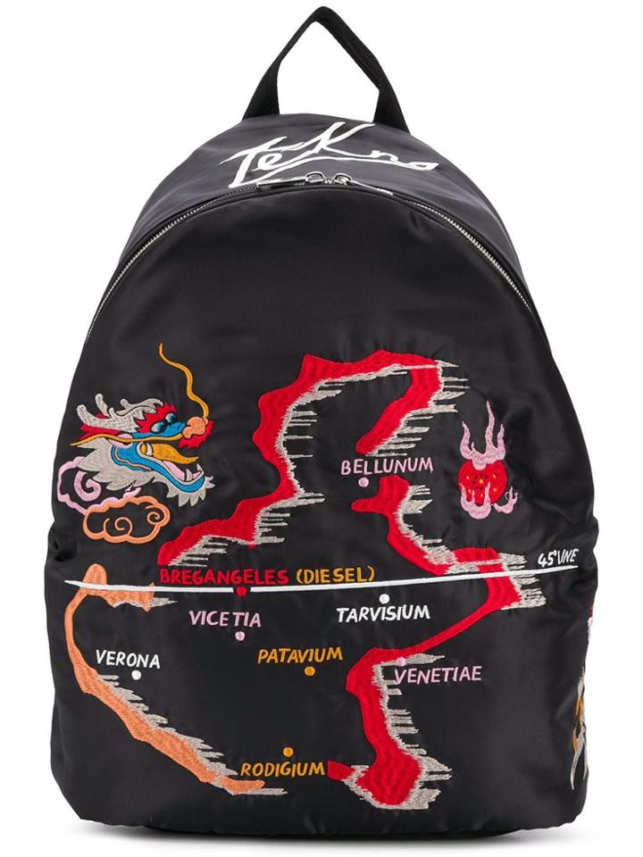 Diesel M-tokyo Backpack Tekno - Black