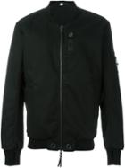 11 By Boris Bidjan Saberi Reversible Bomber Jacket, Men's, Size: Large, Black, Cotton