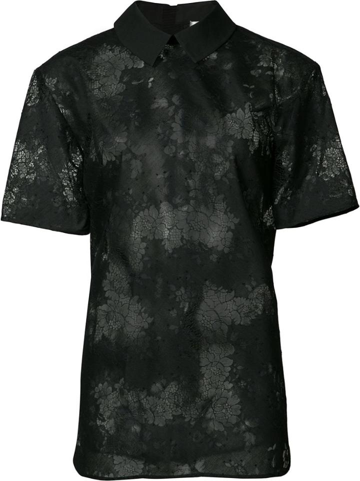 Carven Lace Shirt - Black