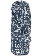 Chanel Vintage Sea Line Drawstring Shoulder Bag - Blue
