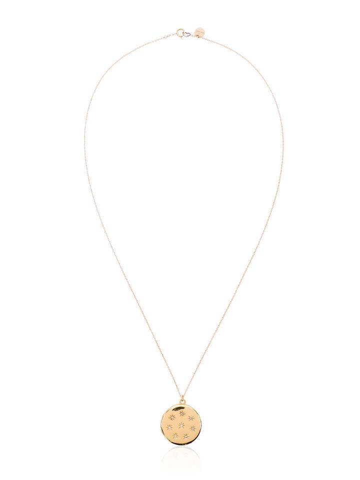 Sasha Samuel 14k Gold Plated Adriane Locket - Metallic